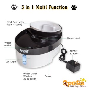 3 in 1 pet fountain