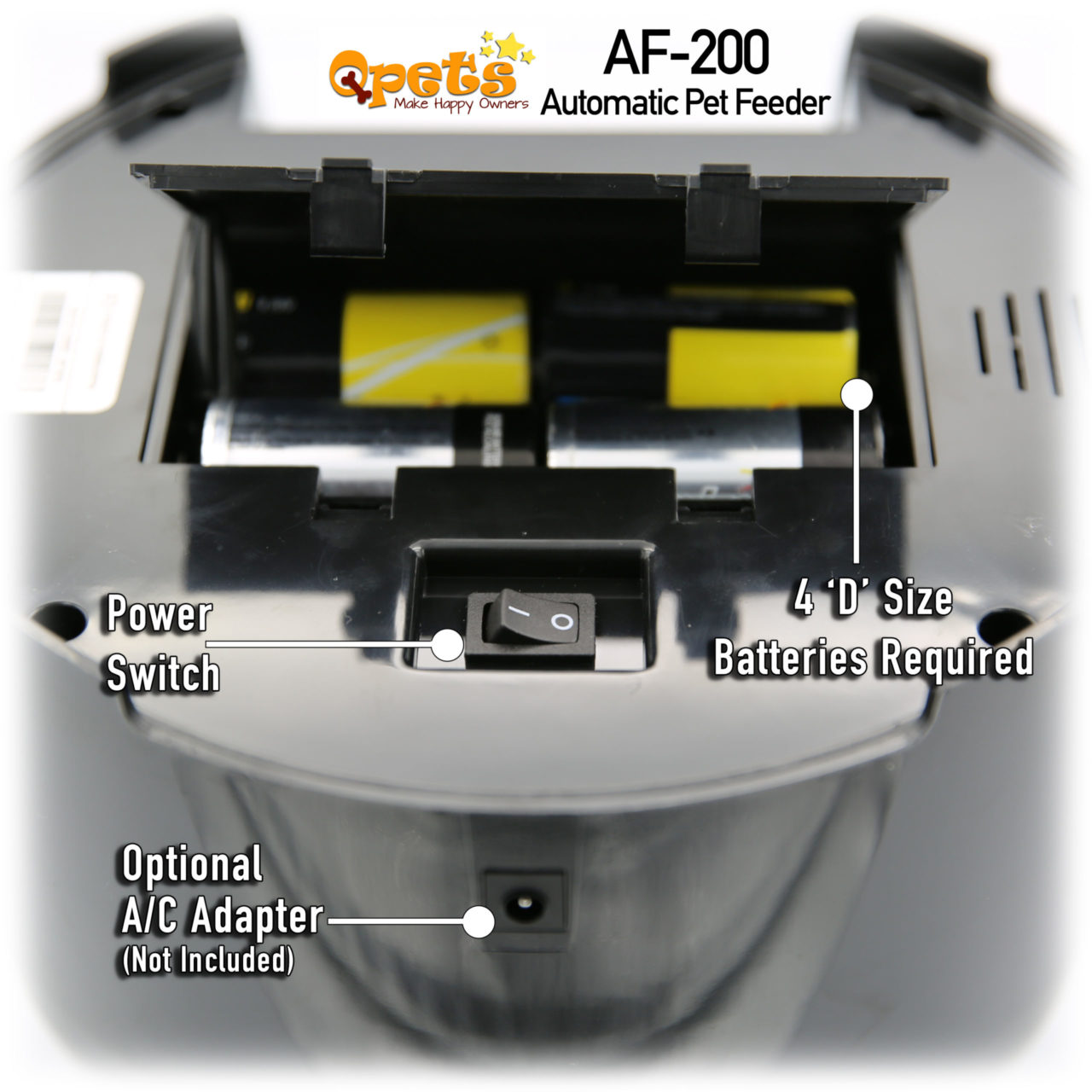 Qpets 2024 automatic feeder