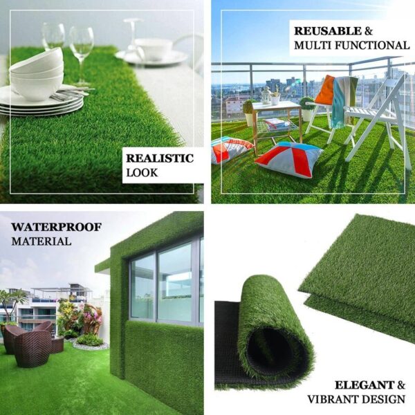 Qpets Artificial Grass Turf , 40mm Blade Height, Premium Grass, 6.6x3ft, 10lb - Image 3