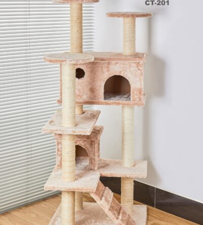 Qpets Cat Tree CT-201, for Small Cat or Kittens, 52'' Tall