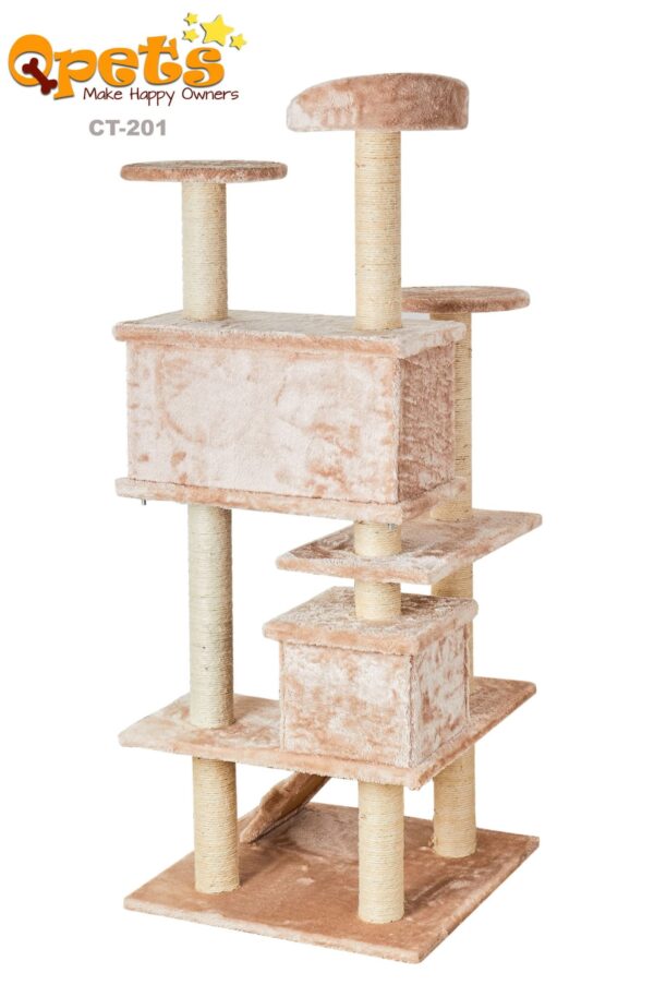Qpets Cat Tree CT-201, for Small Cat or Kittens, 52'' Tall - Image 7