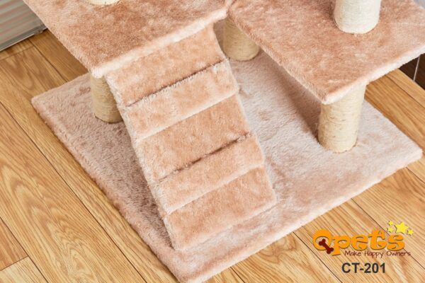 Qpets Cat Tree CT-201, for Small Cat or Kittens, 52'' Tall - Image 2