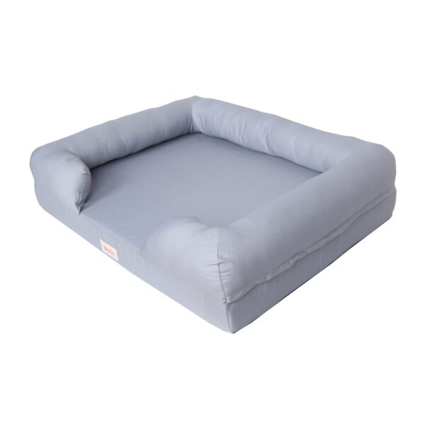 Qpets Dog Bed, Memory Foam Pet Bed, with Couch Arm, Comfortable ang Waterproof - Image 2