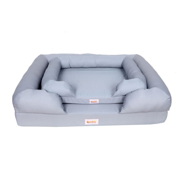 Qpets Dog Bed, Memory Foam Pet Bed, with Couch Arm, Comfortable ang Waterproof - Image 4